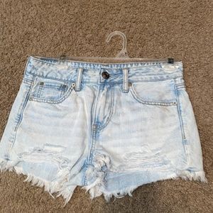 American Eagle ripped jean shorts